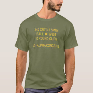 T-shirt de style Ammo Can en vert OD