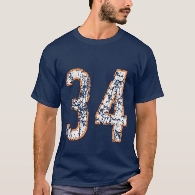 T-shirt de style de 34 Chicago (Devant)