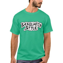 T-shirt de style de Sasquatch