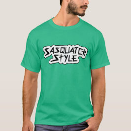 T-shirt de style de Sasquatch