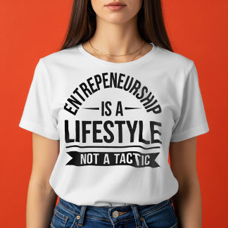 T-shirt de style de vie d'entrepreneur motivé