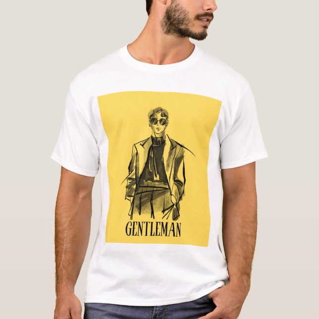 T-shirt de style Gentleman classique (Devant)