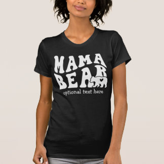 T-shirt de style rétro Mama Bear, maman & Cub