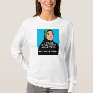 T-shirt de super héros de Hijabi