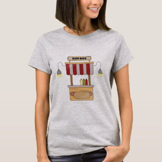 T-shirt de support de hot dog