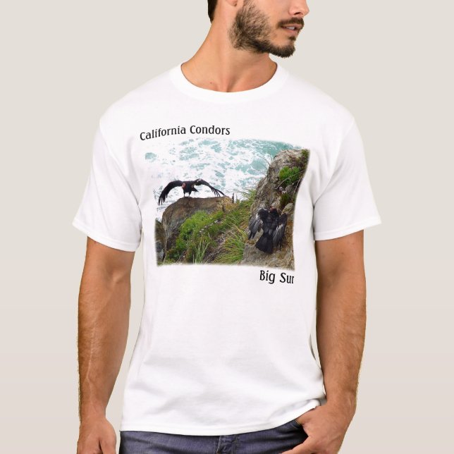 T-shirt de Sur de condors de Californie grand (Devant)