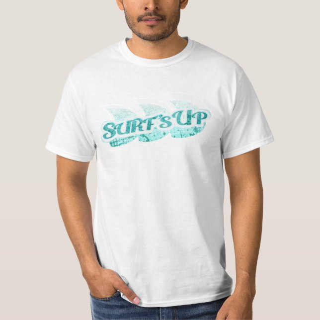 T-shirt de surf marine pour hommes surf Up (Devant)