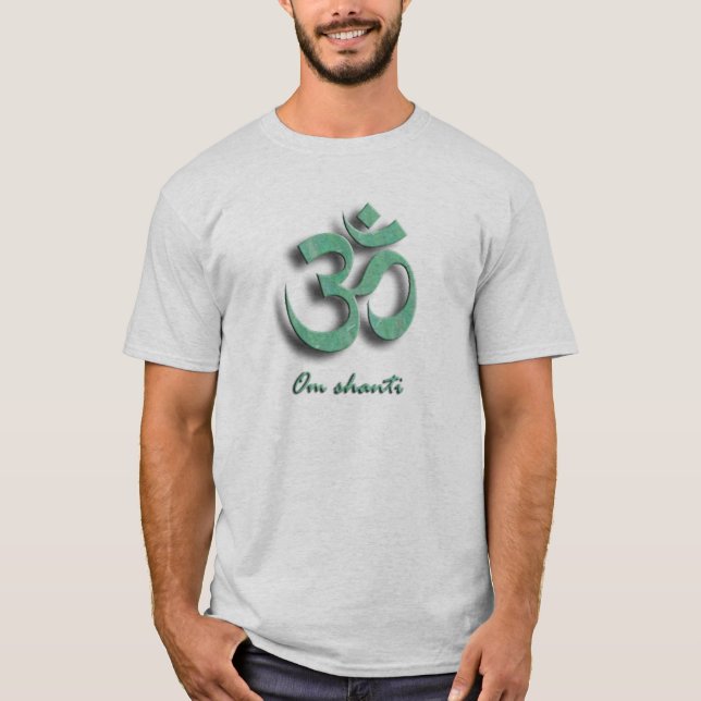 T-shirt de symbole de l'OM Shanti (Devant)