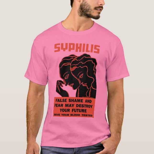 T-shirt de syphilis (Devant)