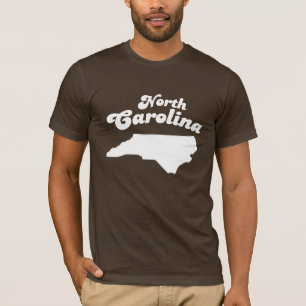 T-shirt de T-SHIRT de DEVISE d'ÉTAT de la CAROLIN