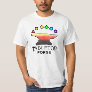 T-shirt de table de valeur de forge