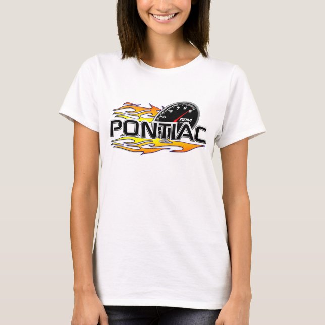 T-shirt de tachymètre de Pontiac (Devant)