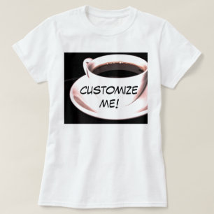T-shirt de tasse de café de barman personnalisabl
