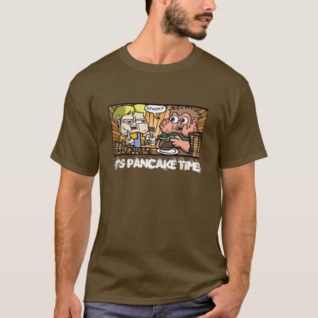 T-shirt de temps de crêpe (hommes) (Devant)