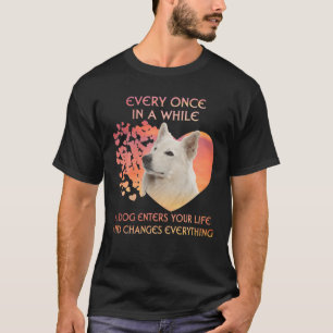 T-shirt De Temps En Temps, Un Berger Blanc Suisse Entre