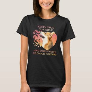 T-shirt De Temps En Temps Un Chien Entre Dans Votre Vie Ga