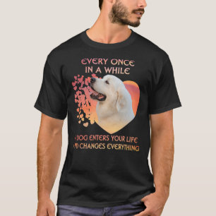 T-shirt De Temps En Temps Un Chien Entre Dans Votre Vie Su