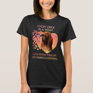 T-shirt De Temps En Temps, Un Hound Basset Entre Dans Vous