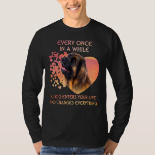 T-shirt De Temps En Temps, Un Leonberger Entre Dans La Vie