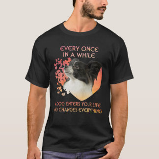 T-shirt De Temps En Temps, Un Papillon Vous Entre Dans La