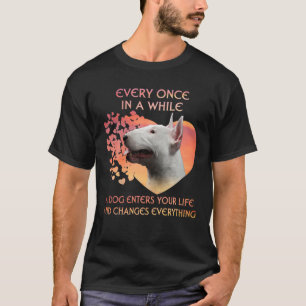T-shirt De Temps En Temps, Un Taureau Terrier Entre Dans V