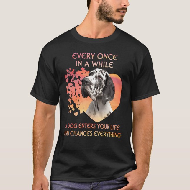 T-shirt De Temps En Temps, Une Grande Danse Entre Dans La  (Devant)