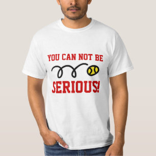 T-shirt de tennis amusant - Vous ne pouvez PAS êtr