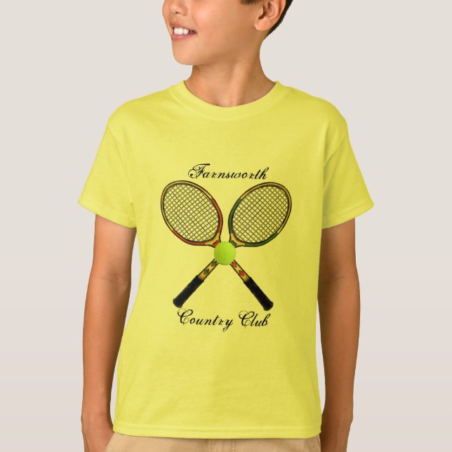 T-shirt de tennis de garçons (Devant)