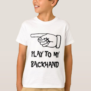 T-shirt de tennis humoristique avec un dicton amus