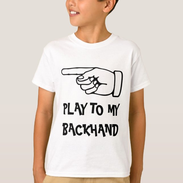T-shirt de tennis humoristique avec un dicton amus (Devant)