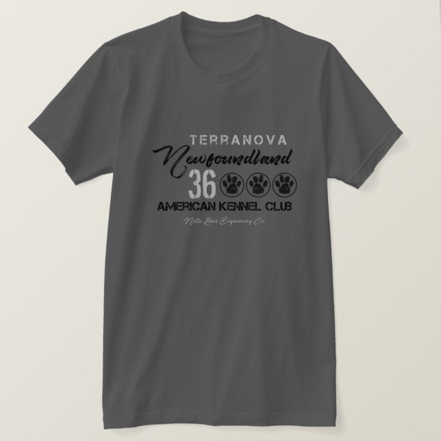 T-shirt de Terranova Terre-Neuve (Design devant)