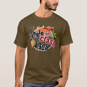 T-shirt de terre d'accident de jungle