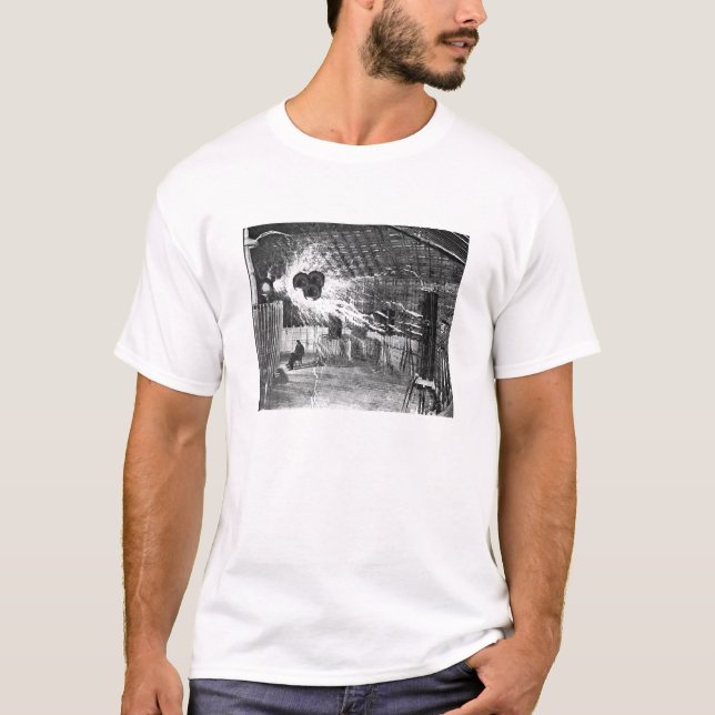 T-shirt de Tesla (Devant)