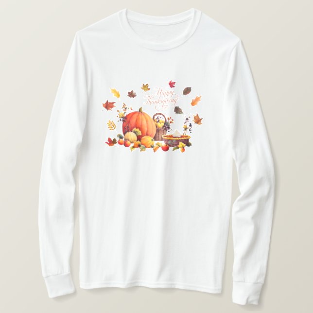 T-shirt de Thanksgiving (Design devant)