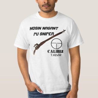 T-shirt de tireur isolé d'unité centrale de Mosin
