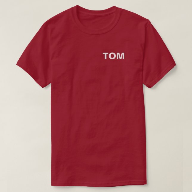 T-shirt de TOM (Design devant)