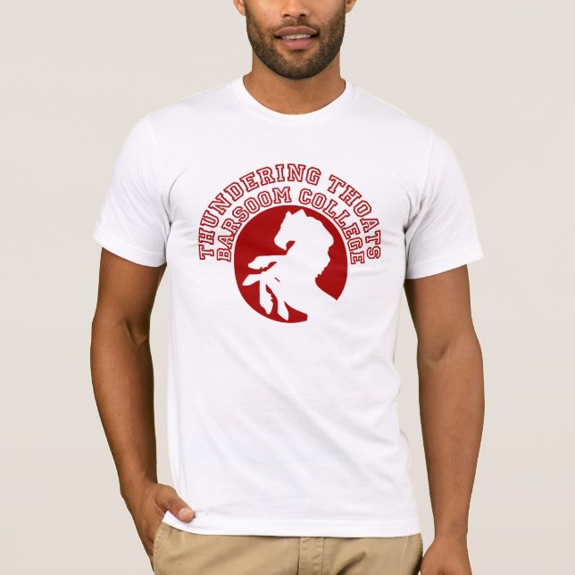 T-shirt de tonnerre d'université de Thoats Barsoom (Devant)