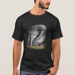 T-shirt de tornade pour enfants tout-petit Météo M