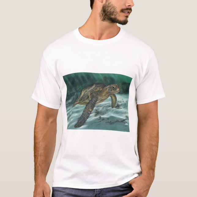 T-shirt de tortue de mer (Devant)