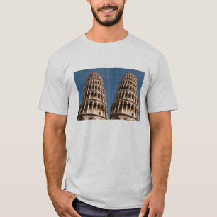 T-shirt de tour penchée