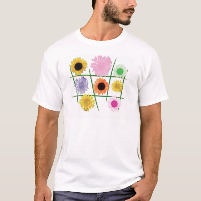 T-shirt de tournesols (Devant)
