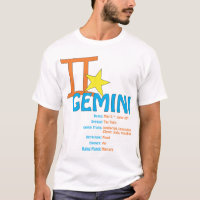 T-shirt de traits de Gémeaux