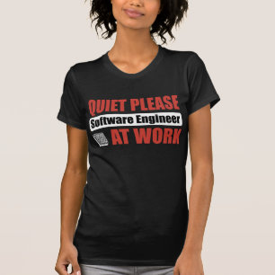 T-shirt De tranquillité Software Engineer svp au travail