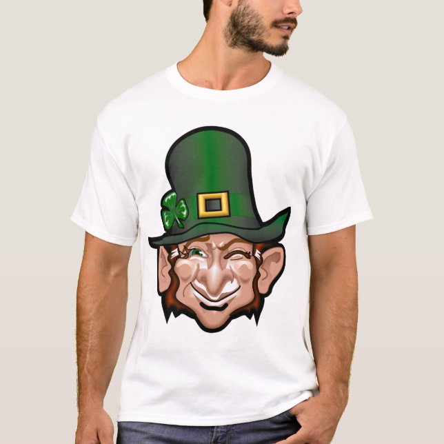 T-shirt de trèfle de lutin (Devant)