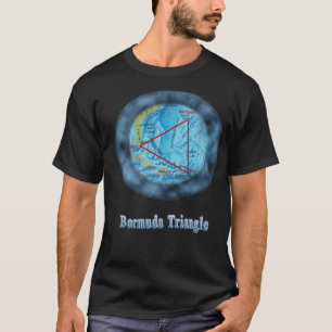 T-shirt de triangle des Bermudes