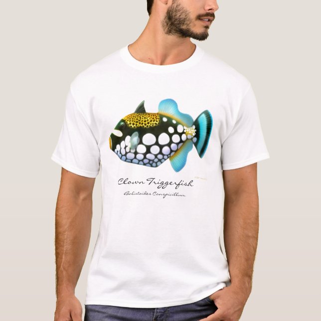 T-shirt de Triggerfish de clown (Devant)