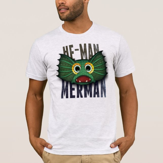 T-shirt de triton d'homme viril (Devant)