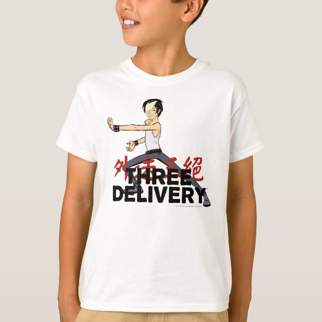 T-shirt de trois Delivery™ Tobey (Devant)