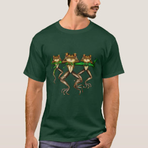 T-shirt de trois grenouilles