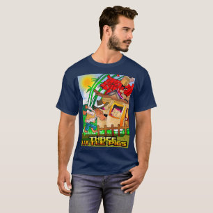 T-shirt de trois petit porcs